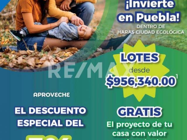 Terreno en venta en Cuautinchán, Puebla
