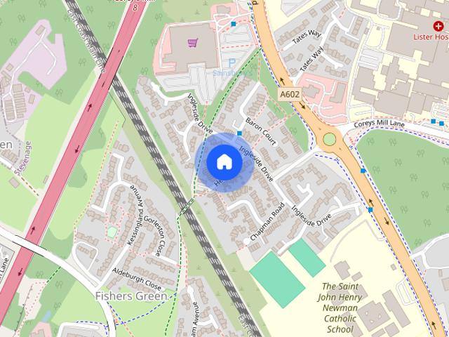 House for rent in Fishers Green, Stevenage
