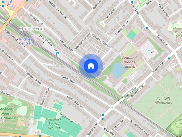 House for rent in Church End, Finchley