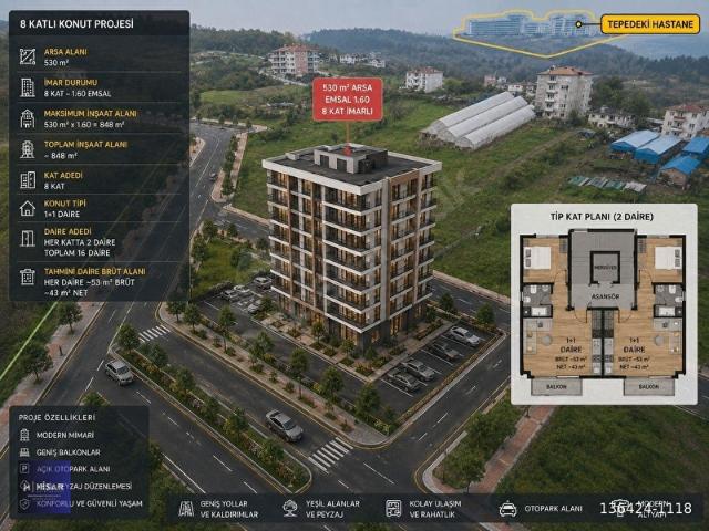 Canik, Samsun içerisinde satılık Arsa