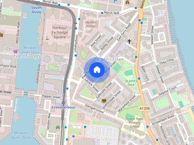 House for rent in Isle Of Dogs, Greater London