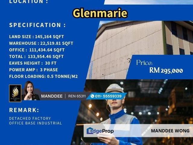 Warehouse for rent in Petaling, Alam Impian