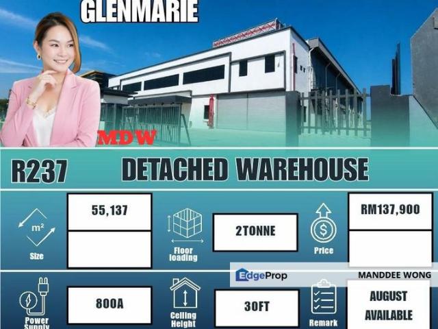 Warehouse for rent in Petaling, Alam Impian