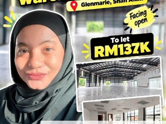 Warehouse for rent in Petaling, Alam Impian