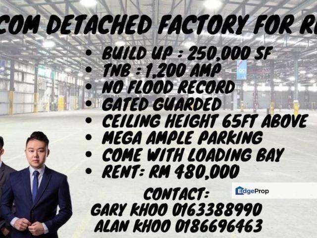Warehouse for rent in Petaling, Alam Impian