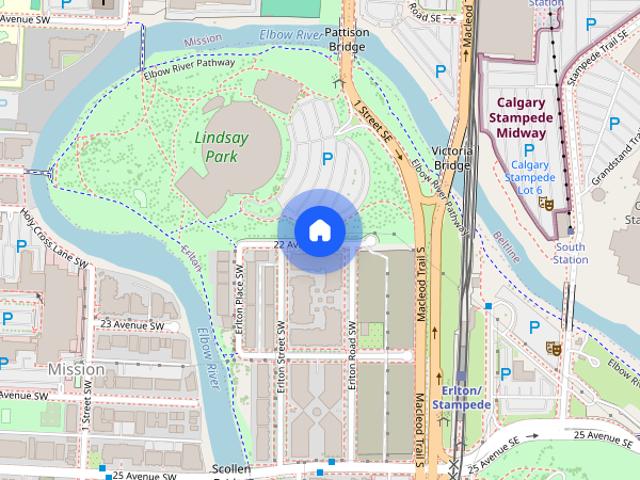 Apartment for rent in Erlton, Calgary