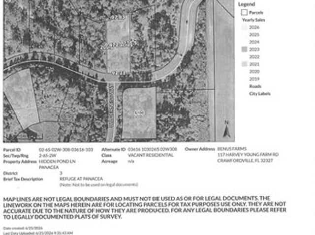 Land for sale in Panacea, Florida