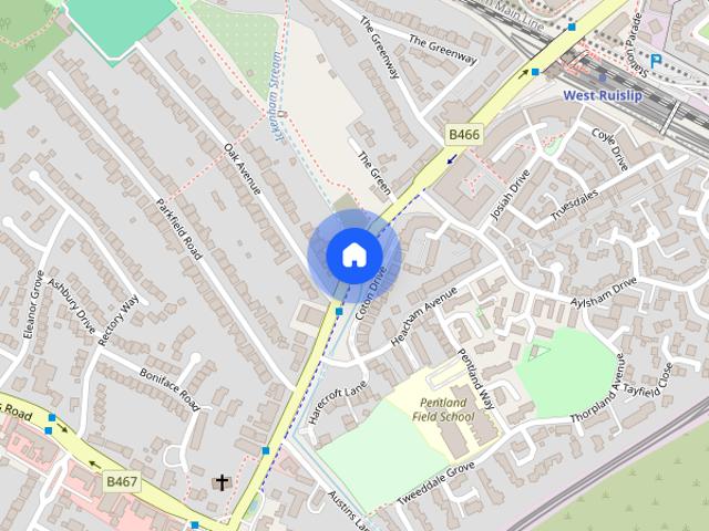 House for rent in Ickenham, Greater London