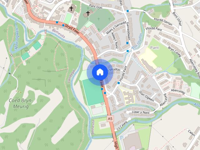 Apartment for rent in Bethesda, Wales