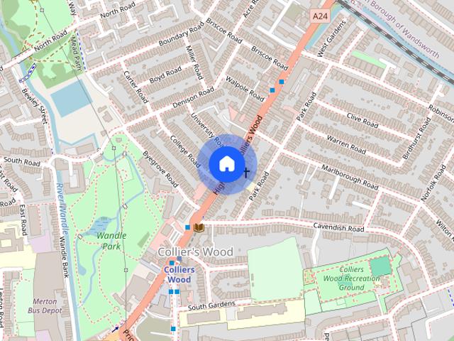 Apartment for rent in London Borough of Merton, Collier's Wood