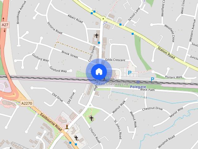 Apartment for rent in Polegate, Cross In Hand