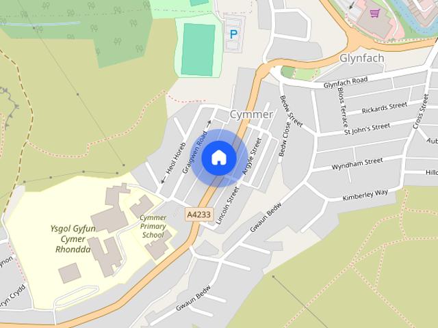 House for rent in Glynfach, Cymmer
