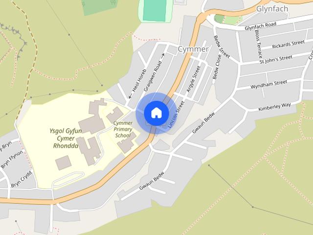 House for rent in Cymmer, Wales