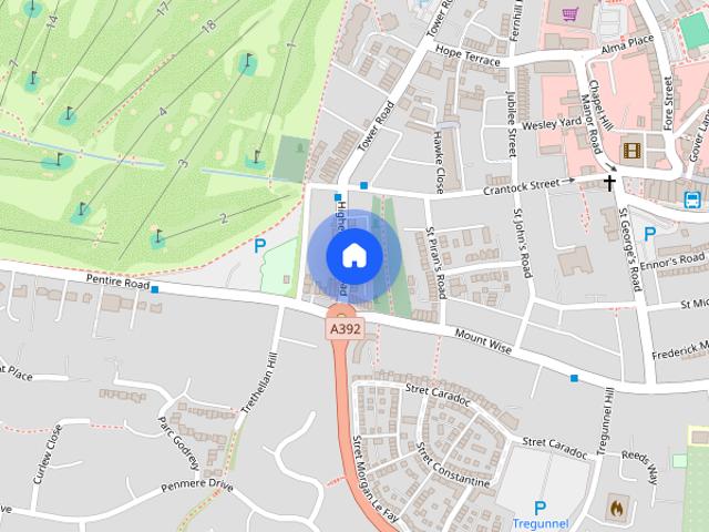 Apartment for rent in Trenance, Newquay