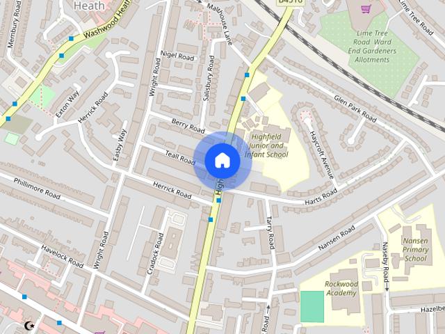 Room for rent in Washwood Heath, Isle Of Man