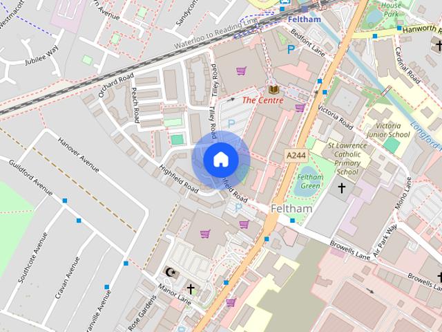 Apartment for rent in London Borough of Hounslow, Feltham
