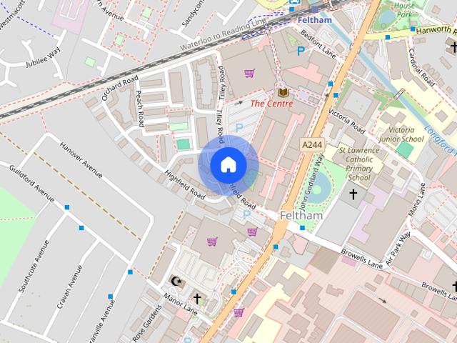 Apartment for rent in London Borough of Hounslow, Feltham
