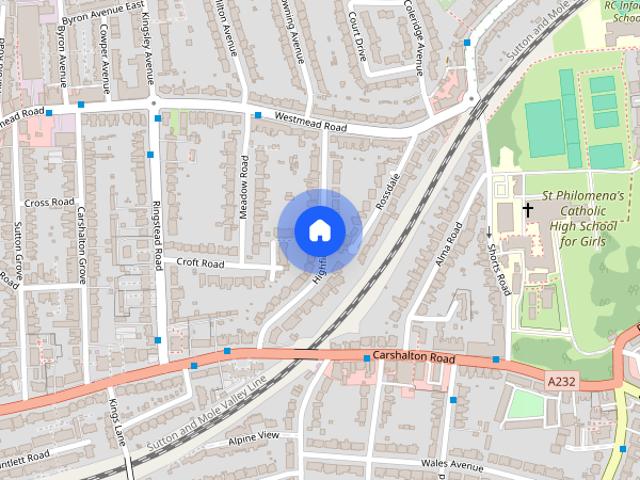 House for rent in The Wrythe, Greater London