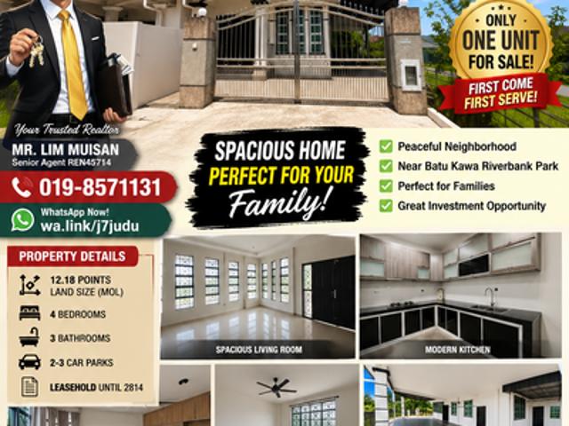 House for sale in Batu Kawa, Sarawak