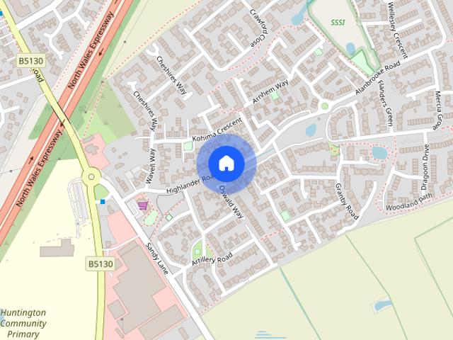 House for rent in Huntington, Cheshire