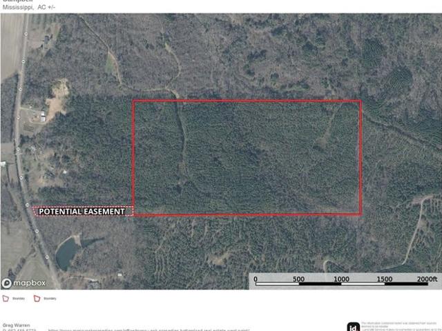 Land for sale in Bruce, Mississippi