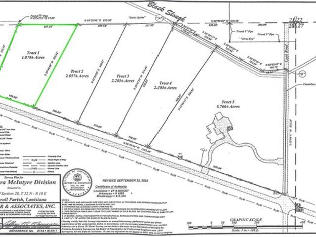 Land for sale in Oak Grove, Louisiana