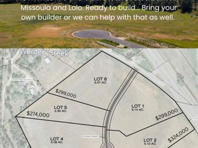 Land for sale in Lolo, Montana