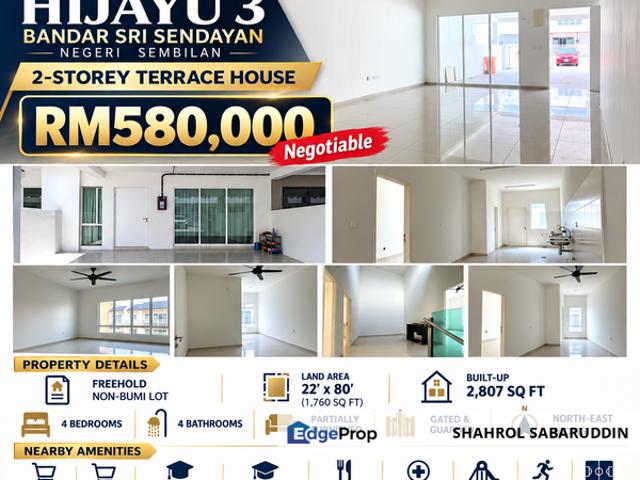House for sale in Hijayu 3, Seremban