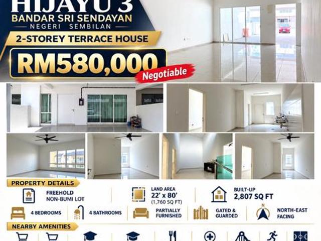 Terraced House for sale in Bandar Sri Sendayan, Seremban