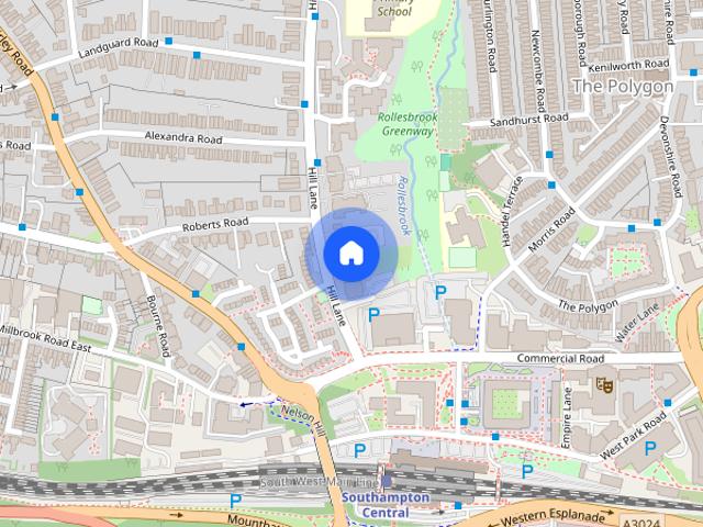 Apartment for rent in The Polygon, City Of Southampton