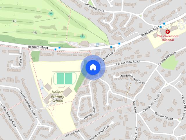 House for rent in Fulwood, South Yorkshire