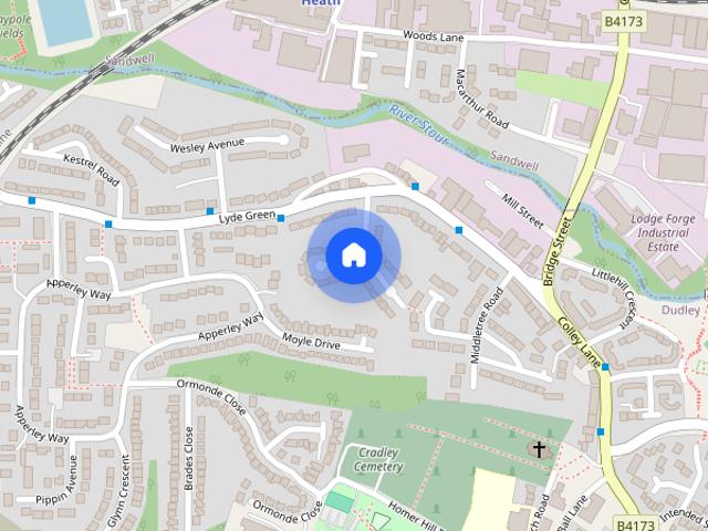 House for rent in Cradley, West Midlands