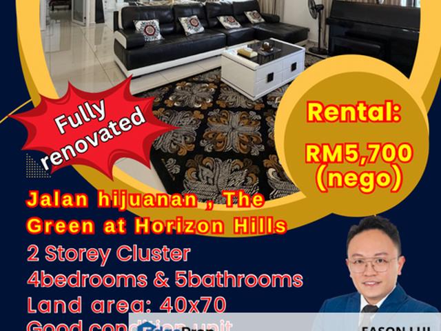 House for rent in Pulai, Bukit Ledang