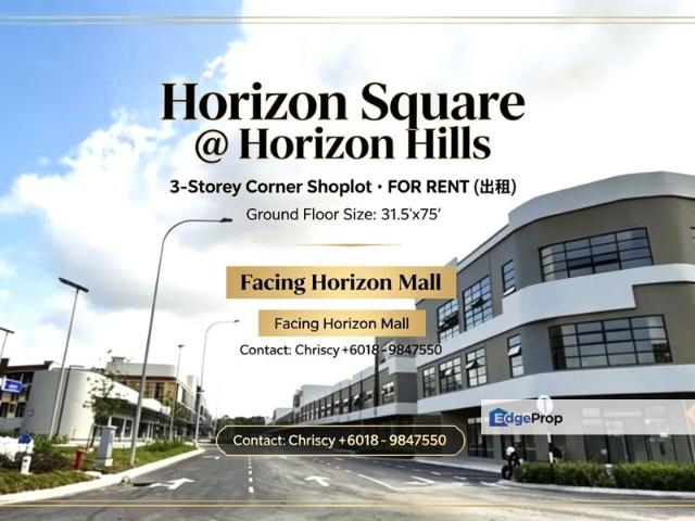 Shop for rent in Pulai, Bukit Ledang