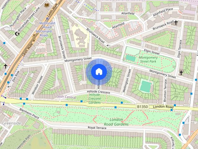House for rent in Hillside, Leith