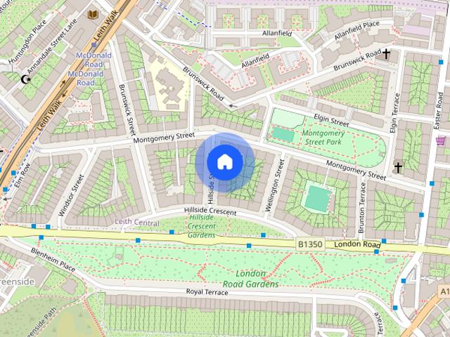 Apartment for rent in Hillside, Leith