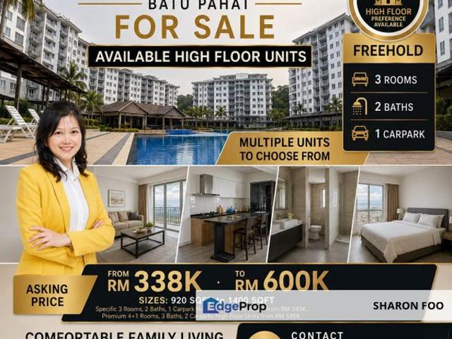 Condominium for sale in Batu Pahat, Johor