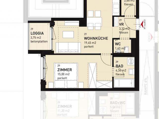 Apartment mieten in KG Oberlaa Land, Wien