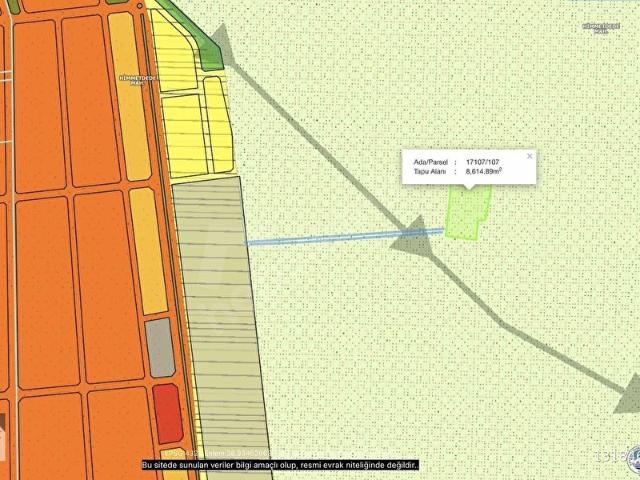 Kocasinan, Kayseri içerisinde satılık Arsa