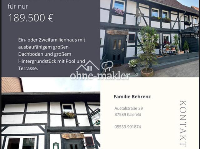 Haus kaufen in Kalefeld, Niedersachsen