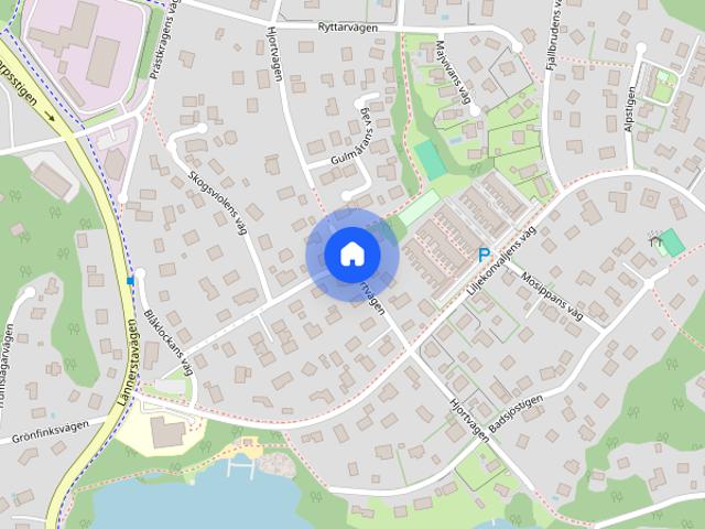 Lägenhet hyra i Nacka, Boo