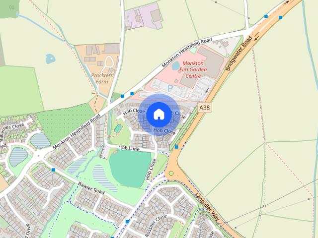 House for rent in Monkton Heathfield, West Monkton
