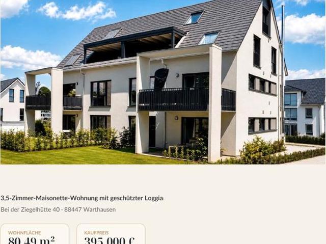 Wohnung kaufen in Warthausen, Baden-Württemberg