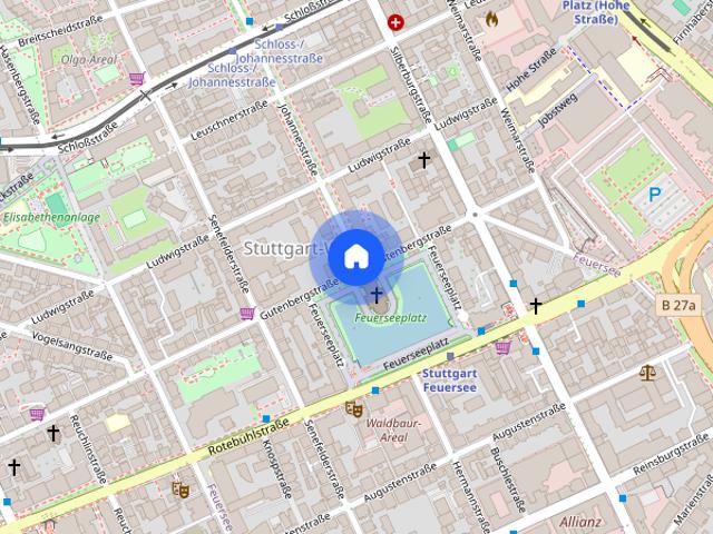 Apartment mieten in Feuersee, Stuttgart