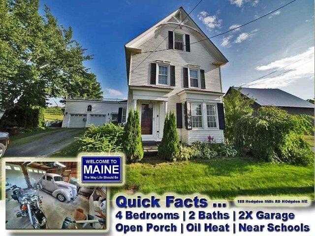 House for sale in Hodgdon, Aroostook County