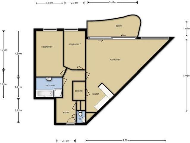 Appartement te huur in Friesland