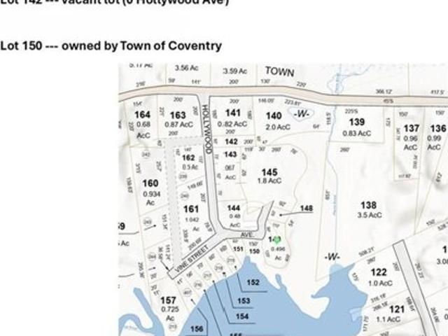 Land for sale in Coventry, Rhode Island