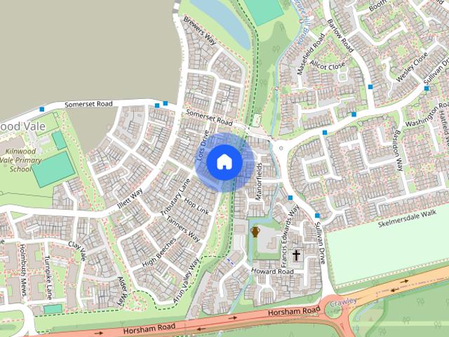 House for rent in Kilnwood Vale, Horsham