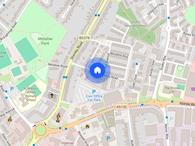 Apartment for rent in Elstree and Borehamwood, Borehamwood