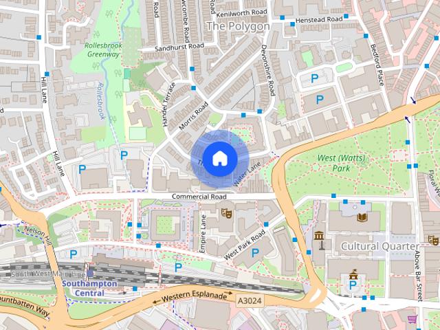 House for rent in The Polygon, City Of Southampton